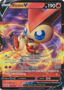 Victini V 025 202 Ultra Raro Sword Y Escudo Pokemon Casi Como Nuevo Ebay