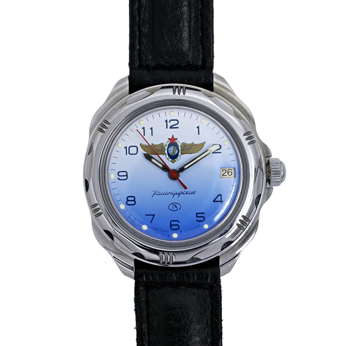 Vostok Komandirskie Vintage 70's Men's Watch Blue Dial 431958 Mechanical  Wind