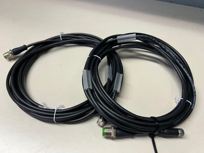 2 x Murrelektronik 7000-40581-6110500 M12 St. 0° / M8 Bu. 0 / gebraucht