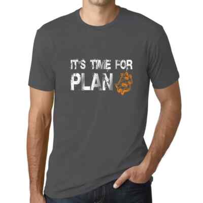 ULTRABASIC Herren T-Shirt Es ist Zeit für Plan B Bitcoin Btc Hodl Crypto