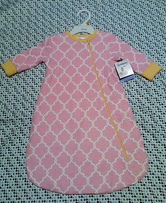 Baby Girl Boppy Bunting Sleep Bag Pink Print 6-9 Months Infant Layette Nursery