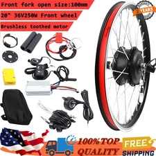 20" Inch Front Wheel 36V Electric Bicycle Ebike Conversion Kit Hub Motor Cycling