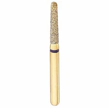 Premium Gold Plated Diamond-Round End Taper-G856M/016M (GB6M)-Medium pk of 5