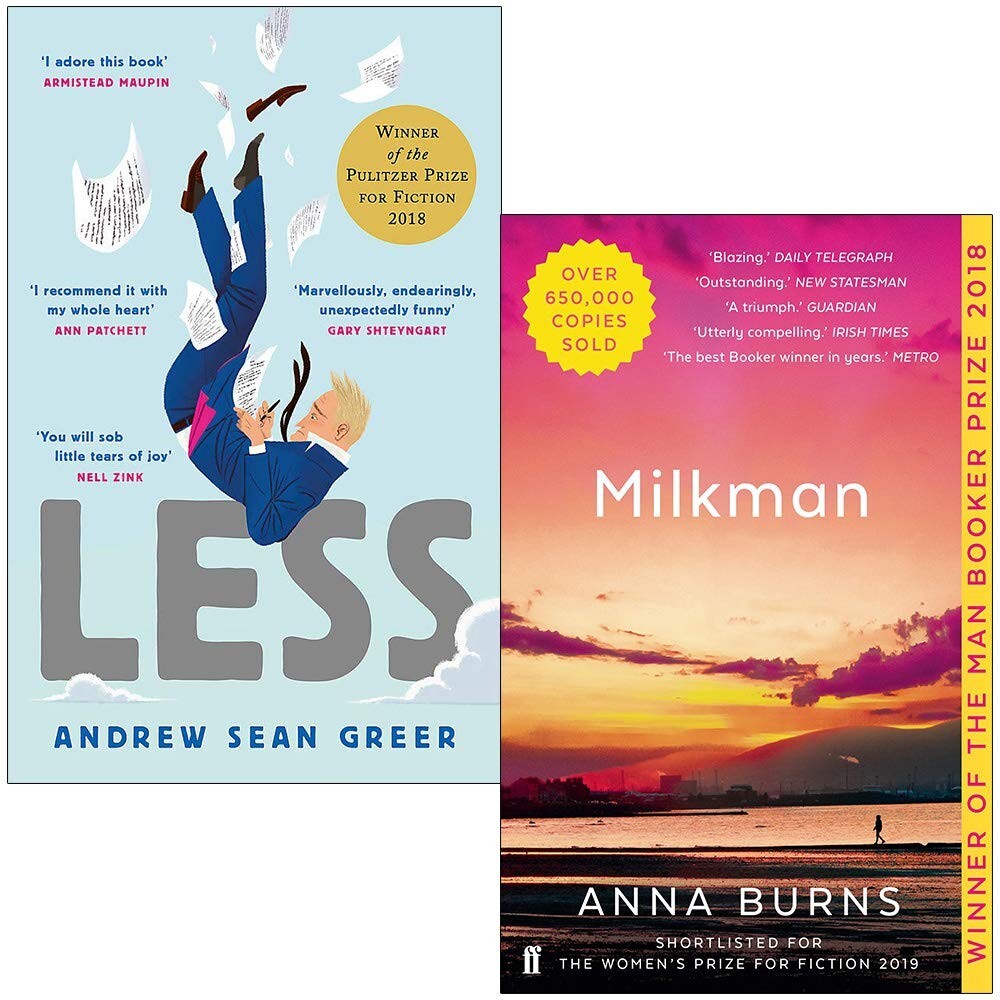 Less Andrew Sean Greer, Milkman Anna Burns Collection 2 Books Set
