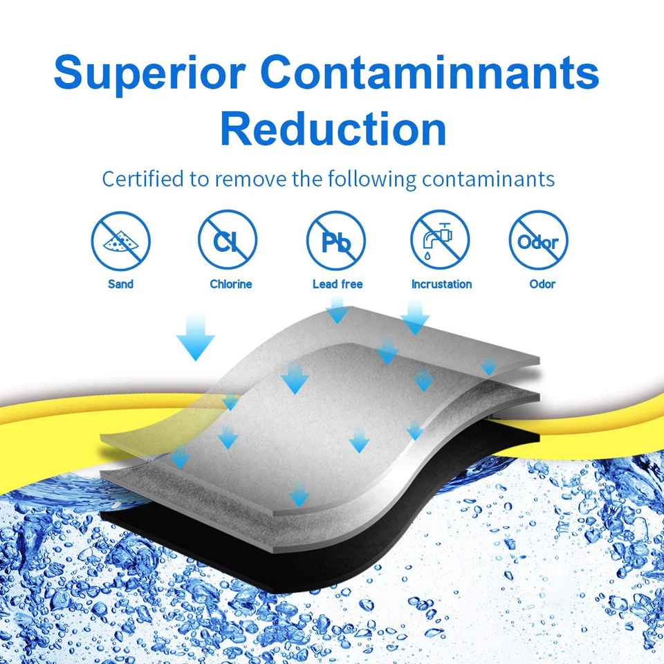 Fit for GE SmartWater MWF MWFP HDX FMG-1 RWF0600A EXCELPURE Water Filter 4 Pack - Image 4 of 4