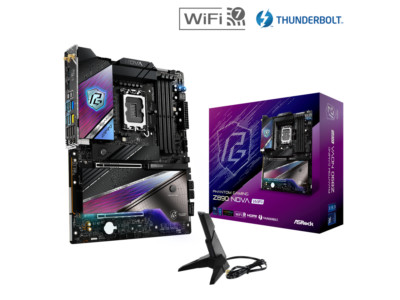 ASRock Z890 Nova WiFi LGA 1851 Intel Z890 SATA 6Gb/s ATX Motherboard