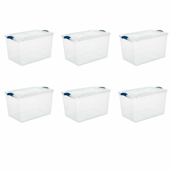 Sterilite 20280406 66 Qt./62 Latch Box for sale online eBay