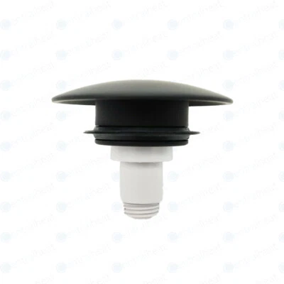 Crosswater Replacement Matt Black Click Clack Basin Waste Plug - PRO0260M