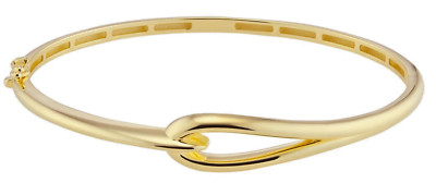 Armreif 9 kt Gelbgold Schleifenknoten - atemberaubendes auffälliges Design
