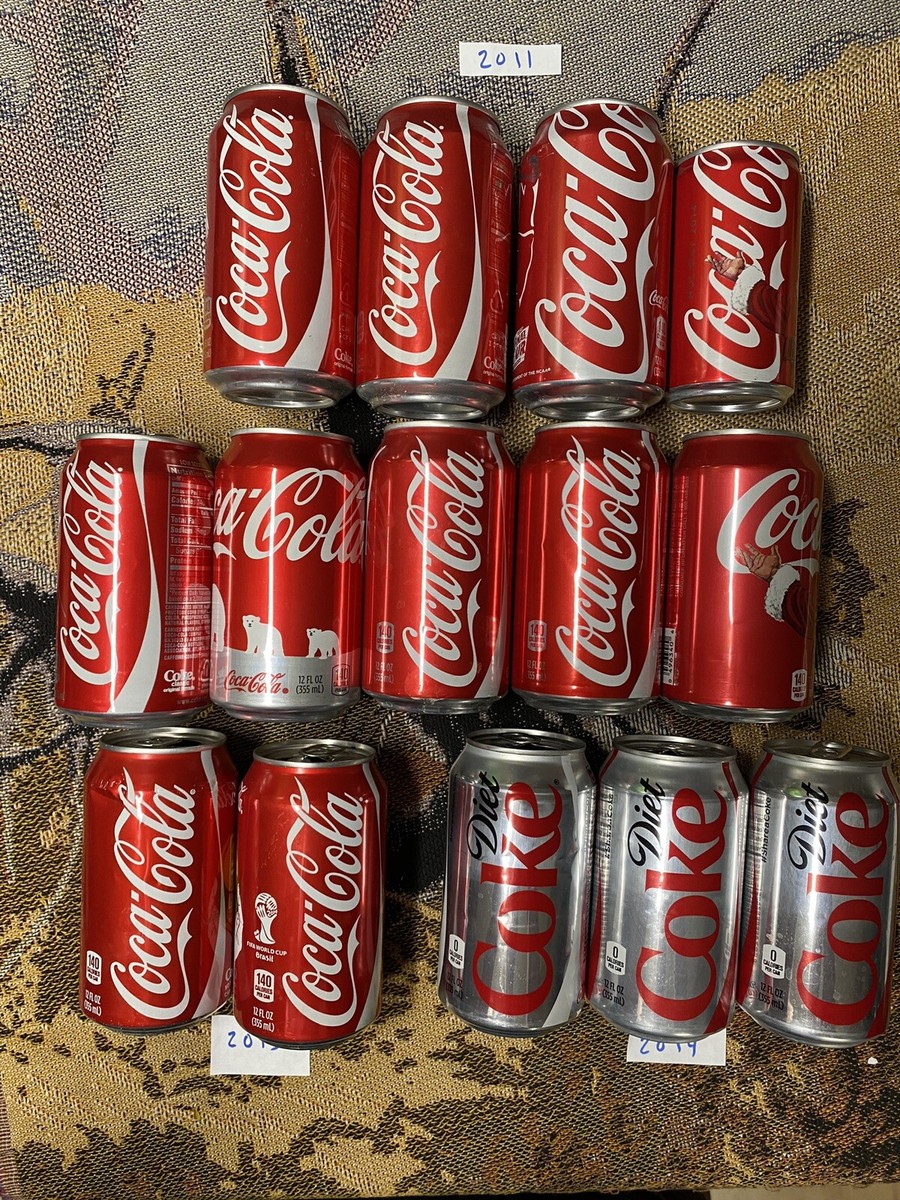 Coke, Coca-Cola Promo Commemorative Soda Cans 2011-14 (sold