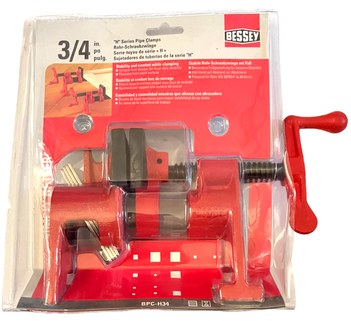 Bessey Jgo. Mordazas Tubos 3/4 - Professionele Buisklem