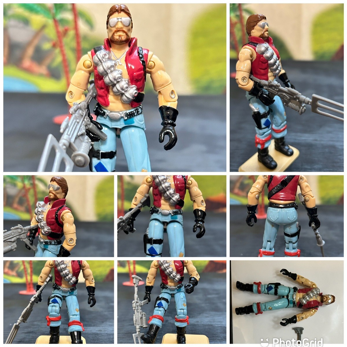 GI JOE Hasbro 1986 ARAH Cobra Monkey Wrench 100% Complete Action