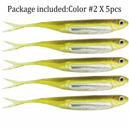 Fish Forked Tail Bait Quality Soft Swimbait Fishing Bait Soft Lure Fishing Lure - Picture 14 of 20