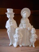 C-0171 Christmas Caroling Family Ceramic Bisque U Paint C-0171 Christmas Caroling Family Ceramic Bisque U Paint