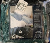 $34 Jc Penney Home Expressions Twin Bedskirt Deep Green Ruffled Cotton Blend $34 Jc Penney Home Expressions Twin Bedskirt Deep Green Ruffled Cotton Blend