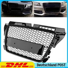 Für Audi A3 8P1 8PA 08-13 Waben Kühlergrill Frontgrill Renngitter Klavierschwarz