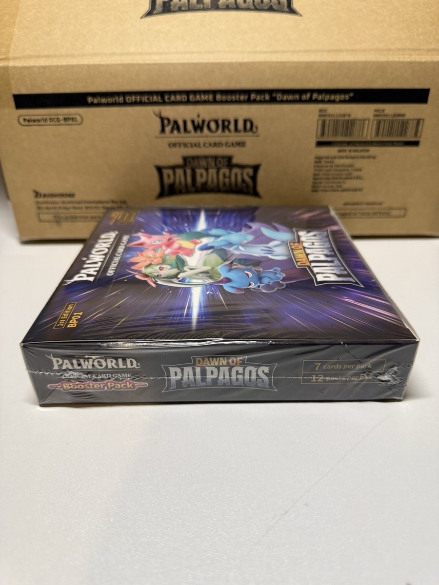Palworld TCG Dawn of Palpagos Booster Box 1st Edition Eng SEALED
