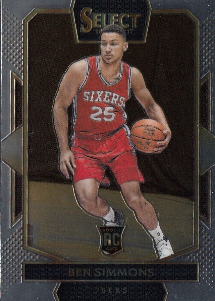 2016-17 Panini Select Courtside BEN SIMMONS 251 Philadelphia 76ers Sixers Rookie