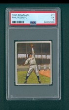 1950 Bwoman Baseball Card - #11 Phil Rizzuto, PSA 5 EX