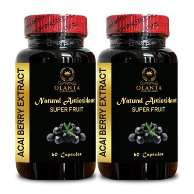 Acai Berry Extract 4:1   Superfruit Acai Capsules for Energy, Wellness Balance 2