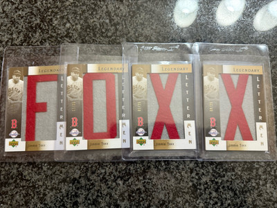 4) 2007 Upper Deck Sweet Spot Classic Legendary Lettermen #LL8F Jimmie Foxx #/25