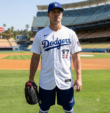 Los Angeles Dodgers 250 USA 4th of July White Stitched Jersey Men S-3XL