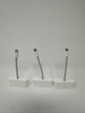 Lot 3x Used Apple A1439 Lightning to VGA Adapter MD825ZM/A