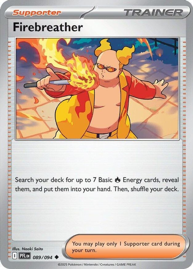 Pokemon Firebreather (89/146) Phantasmal Flames NM