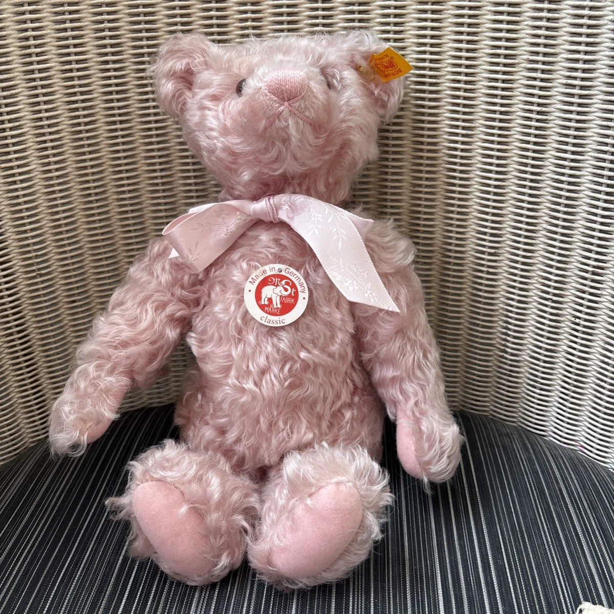 Steiff Teddy B.12 pink 12インチ Steiff Pink Teddy Bears for sale | eBay UK