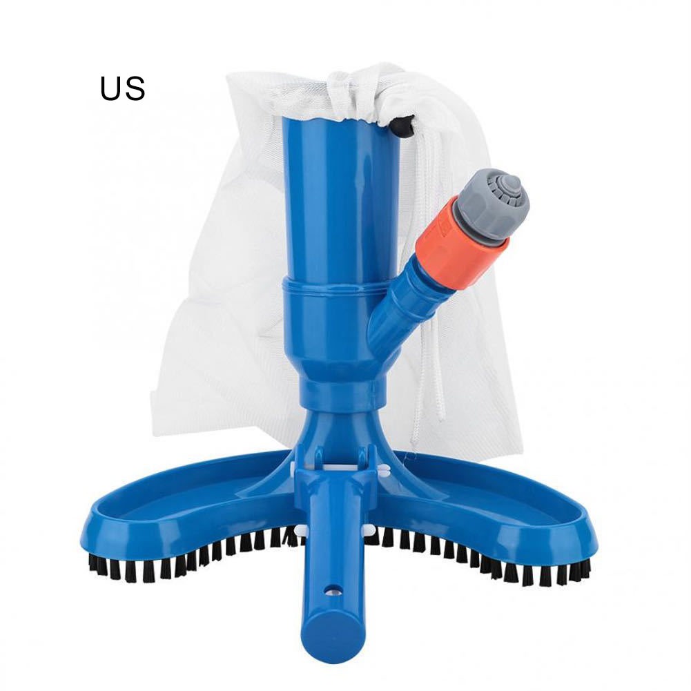 Swimming Pool Cleaning Kit Spa Suction Vacuum Head Cleaner Accessories Tool Blue