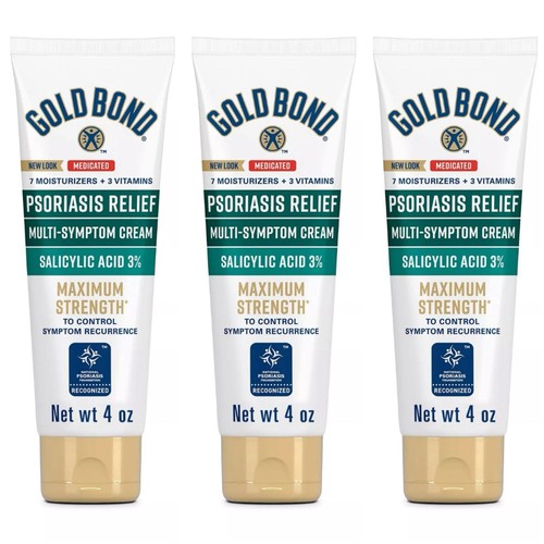 Gold Bond Ultimate Multi-Sintomo Crema Sollievo Psoriasi 4 Oz (Confezione da 3 Tubetti) - Foto 2 di 5