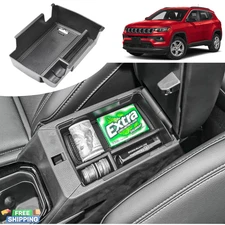Center Console Organizer Armrest Tray For Jeep Compass 2022 -2025 Accessories
