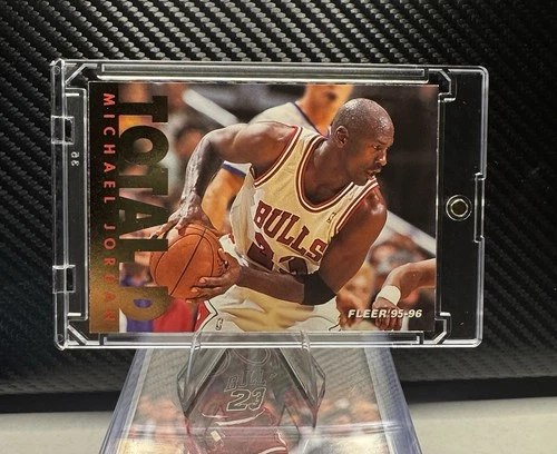 Michael Jordan Fleer 1995-96 Total D Insert #3 of 12 Chicago Bulls