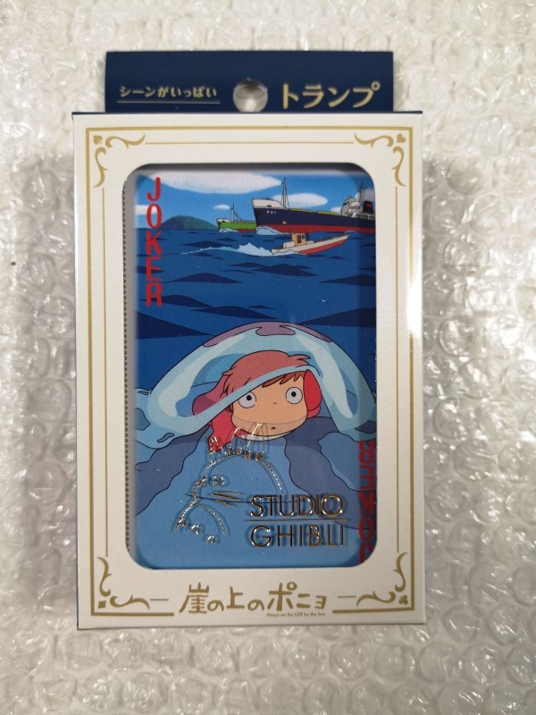 JEU DE 52 CARTES - STUDIO GHIBLI PONYO ON THE CLIFF PLAYING CARDS JAPAN NEW