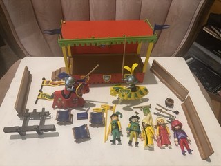 90s Playmobil Jousting Playset Nearly Complete