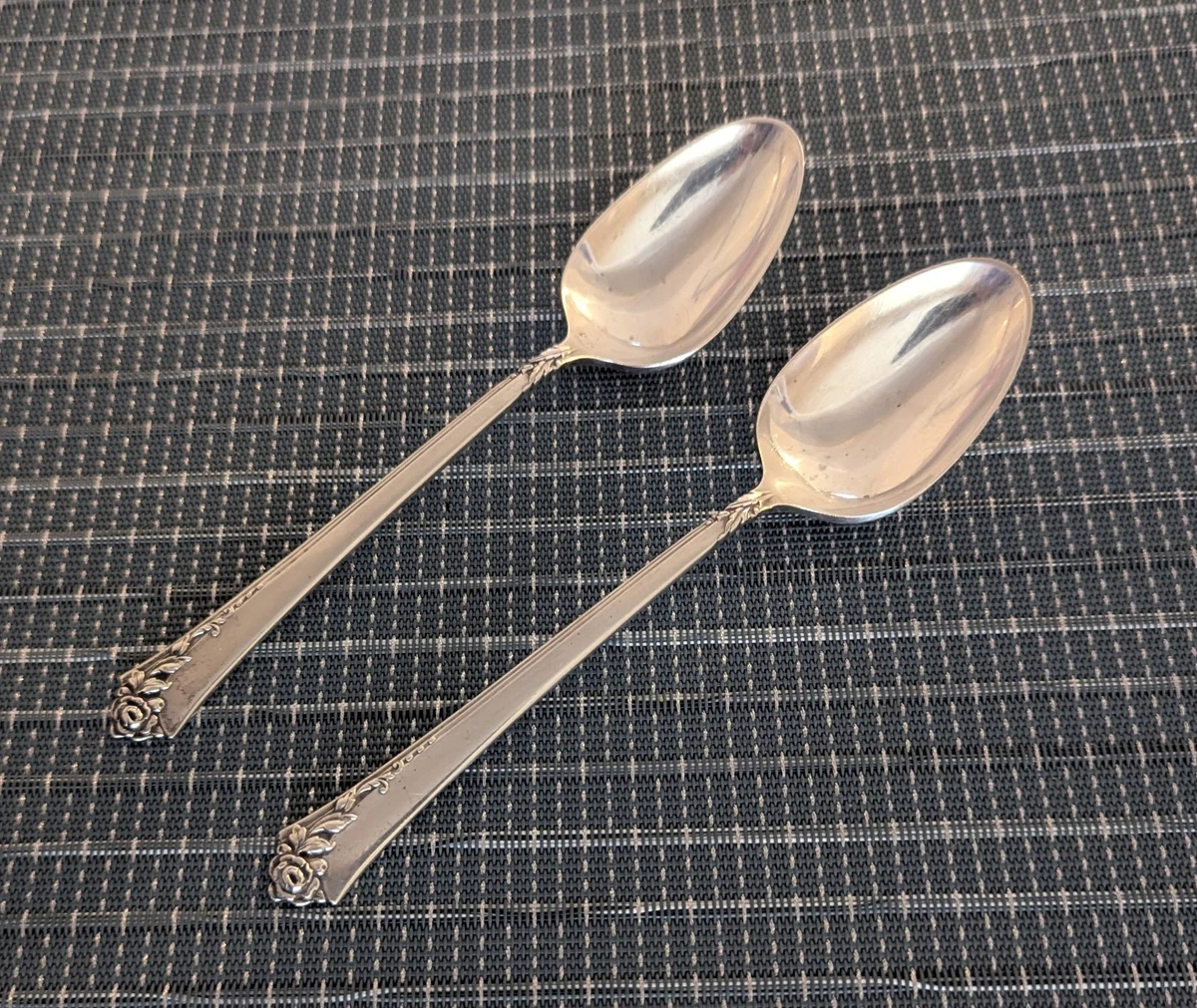 Damask Rose Spoon Antique US Sterling Silver for sale | eBay