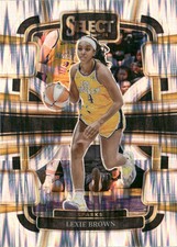 2024-25 Panini Select WNBA Silver Flash Prizm Lexie Brown Los Angeles Sparks #67