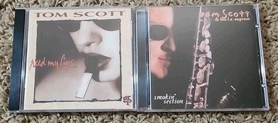 2 CDs TOM SCOTT & THE L.A. EXPRESS Smokin' Section & Need My Lips
