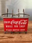 Vintage Coca Cola Soda Grocery Cart Caddie “while You Shop”