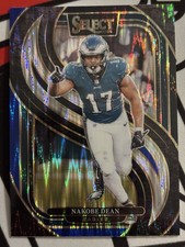 2024 Panini Select #185 Nakobe Dean Black & Blue Prizm Shock
