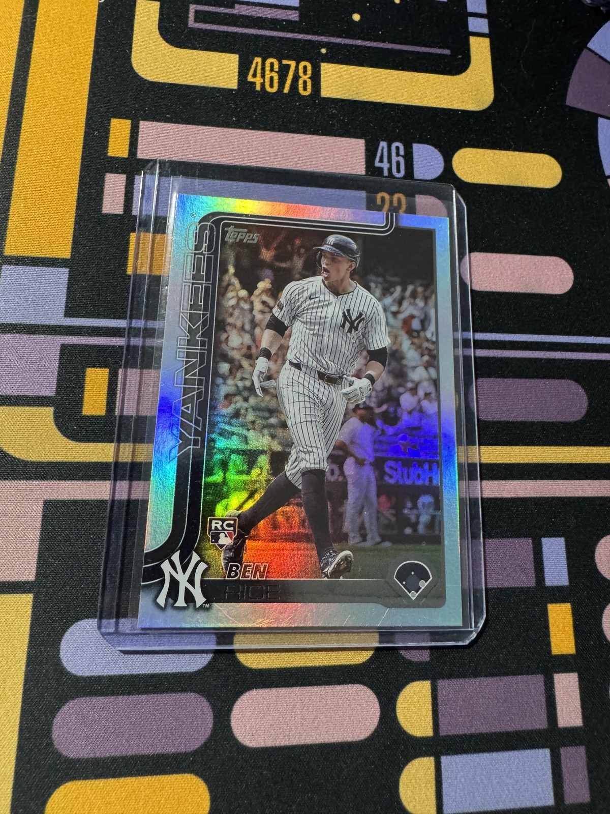 2025 Topps #337 Ben Rice Rainbow Foil