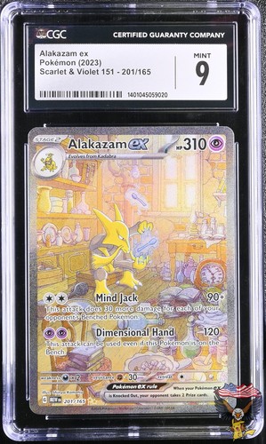 Alakazam ex graded CGC 9 for sale on eBay