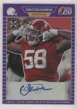 2021 Leaf Pro Set Metal 1989 Purple Rainbow 11/50 Christian Barmore Auto qf8