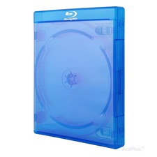 1 - Blue Blu Ray Case with Logo 6 Disc Capacity Empty