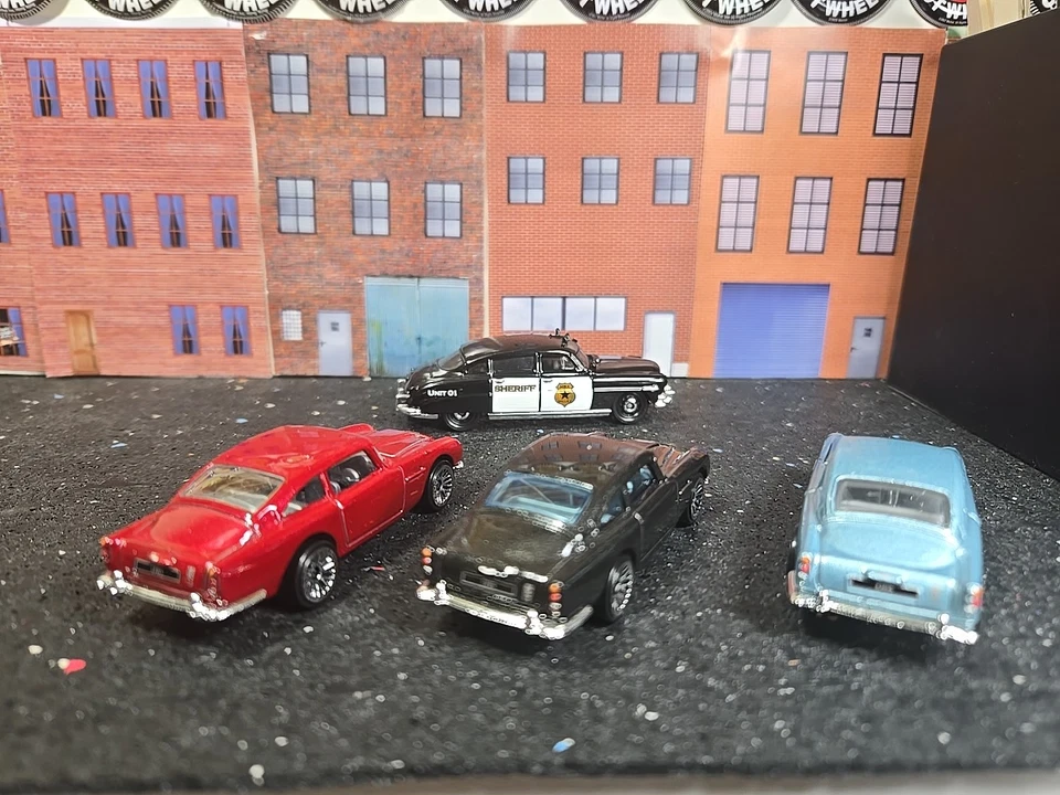 Matchbox mix 3, Aston Martins and a  51 Hudson Hornet Sheriff car. - Image 2 of 4