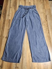 Ci Sono Chambray Wide Leg Pants Womens Size S...