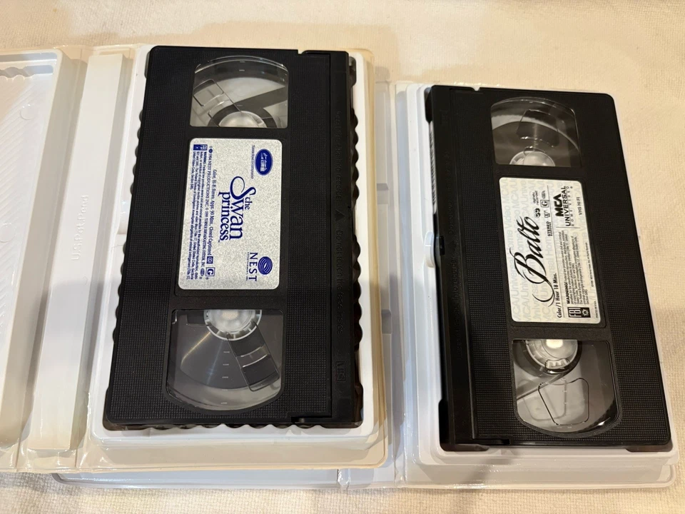 Balto & The Swan Princess VHS Lot – Animated Family Classics Clean Tested #8 Foto 4 de 4
