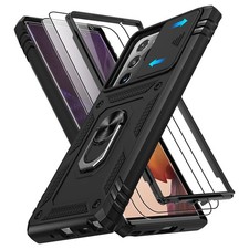 Samsung Galaxy Note 20 Ultra Case,Military Grade with Stand,Screen Protectors