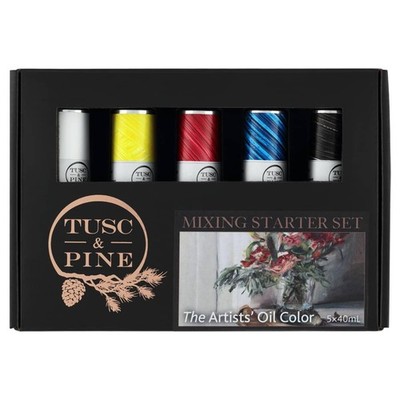 Artist Oil Paint - 40 ml Set of 5 - Mixing Colors - Non-Yellowing, Rich & Cre...