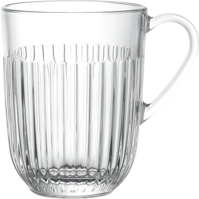La Rochère La Rochere Quessant Coffee Mugs Set Of 6 French Pressed Glass Mugs